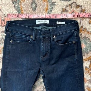 Banana republic skinny ankle dark blue jeans size 25